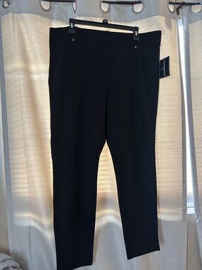 Counterparts Black Ponte High-Rise Ankle Pants